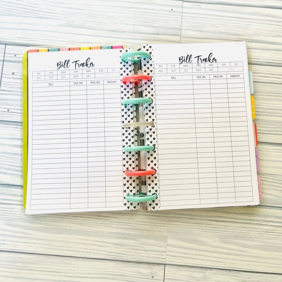 Happy planner mini size set monthly and weekly Layout Disney Mickey and Minnie - Picture 12 of 16